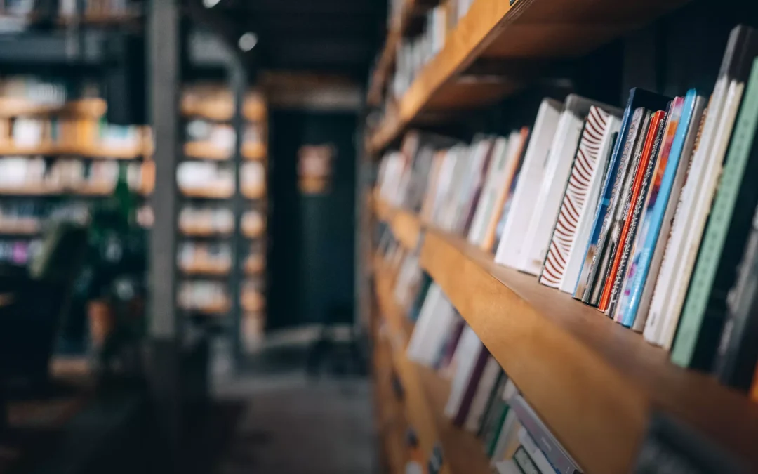 Półka z książkami